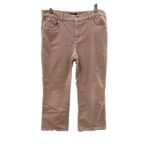 Y2K CHAPS PASTEL PINK COTTON BLEND SOFT CORDUROY MID-RISE 5 POCKET JEANS 12P